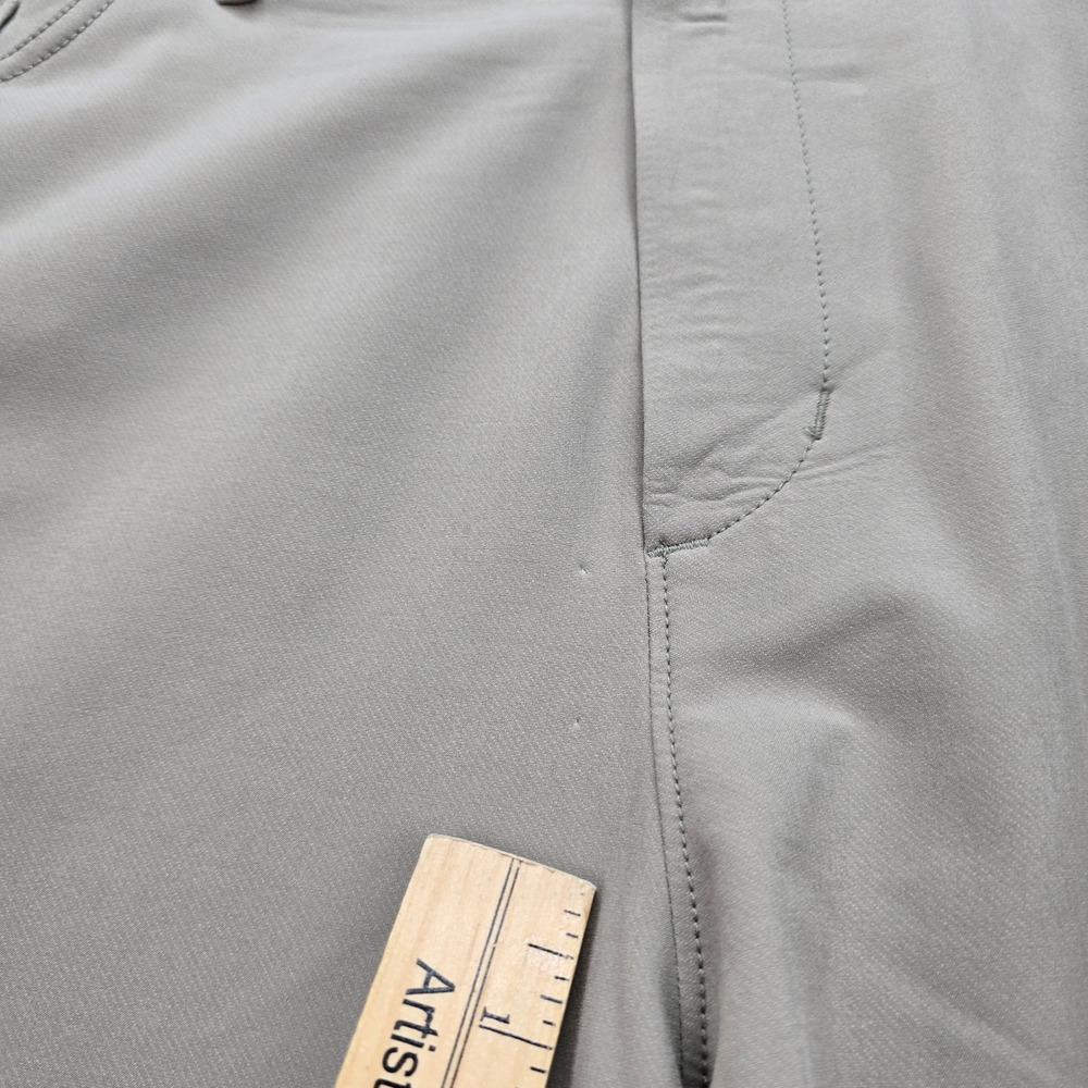 Public Rec Pants Mens 38x30 Beige Chino Flat Front Performance Golf Casual - Picture 6 of 16
